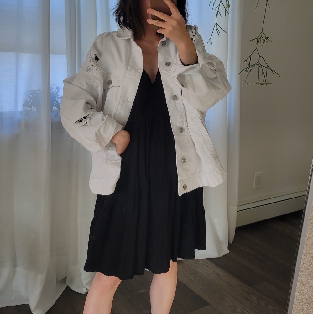 ASOS White Jean Jacket